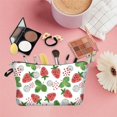 thumbnail image 2 of Organizador de viaje con patrón de fresa, bolsa de aseo, bolsas de maquillaje, bolsas de cosméticos, bolsa de almacenamiento de cepillo transparente bonita de viaje, 2 of 5
