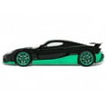 thumbnail image 4 of 2023 Rimac Nevera Black with Green Stripes 1/18 Model Car by GT Spirit, 4 of 6