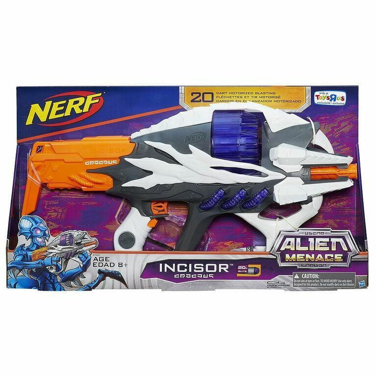 NERF Alien Menace Incisor Blaster 