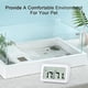 thumbnail image 5 of Mini higrómetro digital para interiores, termómetro y humedad para habitaciones, monitor de temperatura y humedad para habitación de bebé/casa de flores/mascotas/plantas/suministros de inver, 5 of 5