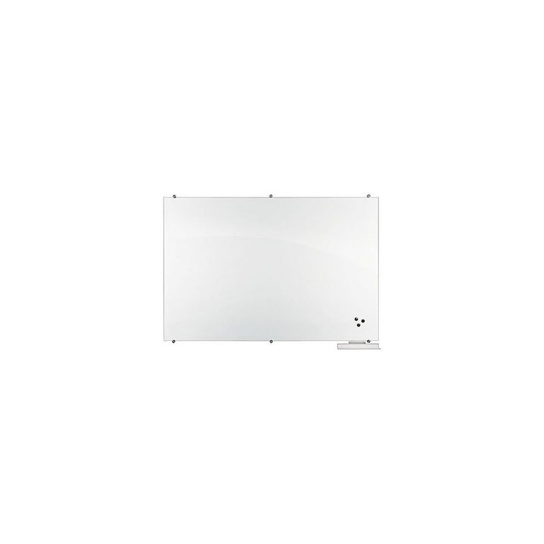 Audio-Visual Direct Dry-Erase Mobile Stand Glass Board 36 inch x 48 inch, Size: 4' x 3