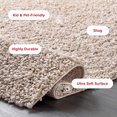 thumbnail image 4 of NuLOOM Kara Solid Shag Accent Rug, 2' x 3', Beige, 4 of 8