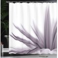 thumbnail image 3 of Ambesonne Flower Shower Curtain, Ombre Leaves Watercolor Art, 69"Wx70"L, Mauve Coconut, 3 of 4