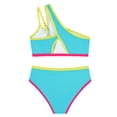 thumbnail image 5 of Ymyiu Girls Tankini with Shorts Girls Swimsuit Solid Color Block Adjustable Straps Teen Girl Bikini Set Kids Bathing Suits for Girls Size 9-10 Years (Mint Green,9-10 Years), 5 of 6