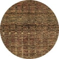 thumbnail image 1 of Ahgly Company Machine Washable Indoor Round Abstract Night Red Area Rugs, 8' Round, 1 of 7