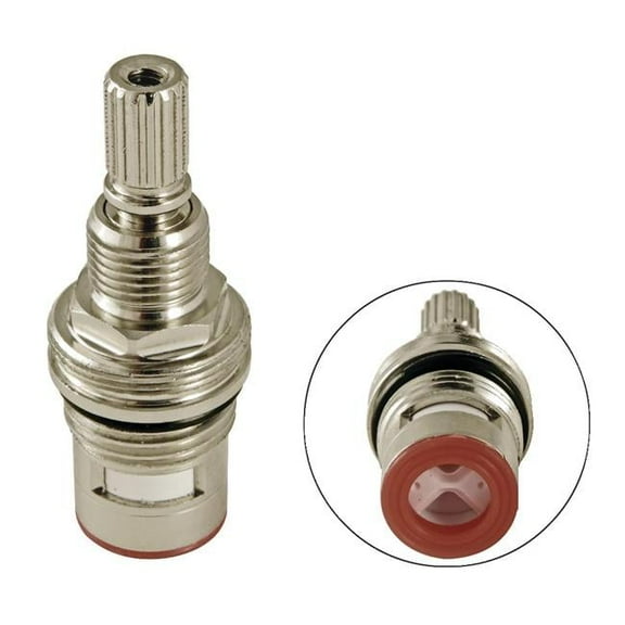 Kingston Brass KSRPL941HC 0.37 in. x 16 Pint Hot Side Ceramic Disc Cartridge, Polished Chrome