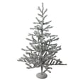 thumbnail image 2 of Northlight 36" Green Flocked Alpine Coral Artificial Christmas Tree - Unlit, 2 of 5