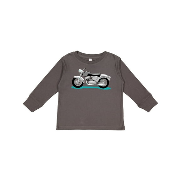 Inktastic Motorcycle Boys or Girls Long Sleeve Toddler T-Shirt