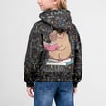 thumbnail image 5 of Tiijoy Toddler Girls Graphic Hoodie Dragon Print Casual Hooded Sweatshirt, Sizes 3-5, 5 of 5