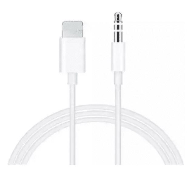 Cable Aux. Audio Jack 3.5 A Lightning O Jack 3.5 1m