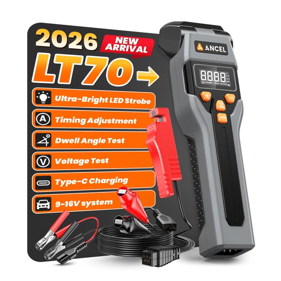 Luz de temporización ANCEL LT70 digital con tacómetro para motor de gasolina