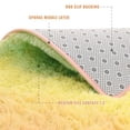 thumbnail image 7 of Softlife Super Soft Plush Tie Dye Velvet Rugs for Home Decor,Fluffy carpet For Living Room,Bedroom,4'x6',Gradient Green Pink, 7 of 7