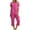 Hot Pink, variant on yievot Womens Pajama Sets Short Sleeve Shirt and Capri Soft Pajama Sets with Pockets 2 Piece Sleepwear Loungewear