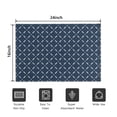 thumbnail image 5 of Navy Blue and White Geometric Pattern Door Rugs,Washable Non Slip Door Mats Indoor,Decorative Door Mats,Entry Mat Indoor for Entrance,Bedroom,Kitchen,Bathroom,16"x24", 5 of 6
