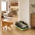 thumbnail image 5 of Semi-Enclosed High-Walled Cat Litter Box with Scoop (Anti-Scatter Design), 5 of 7