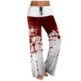 thumbnail image 1 of WEAIXIMIUNG Wide Leg Pants Women Jeans Print Wide Leg Slacks, 1 of 5