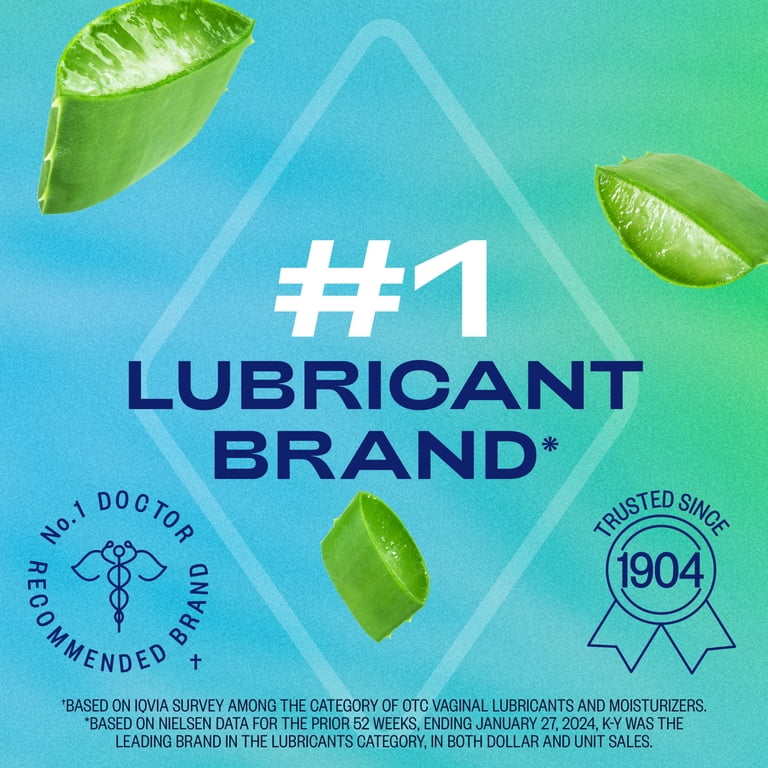 K-Y Natural Feeling Water Based Lube with Aloe Vera, Condom-Friendly Travel  Size Personal Lubricant, 2.5 fl oz - Walmart.com