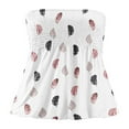 thumbnail image 3 of Débardeurs Bustier Sans Manches Plissé Dégradé Couleur Dames d'Été Boho Imprimer en Vrac Coupe Pull, 3 of 6