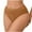 Coffee, variant on Bovxnpu Womens Underwear Plus Size Panties, Women's Breathable Cotton Brief, Woman Solid Color Shapewear Pant Fake Hip Pants With Sponge Waist Pad Briefs XXXXL