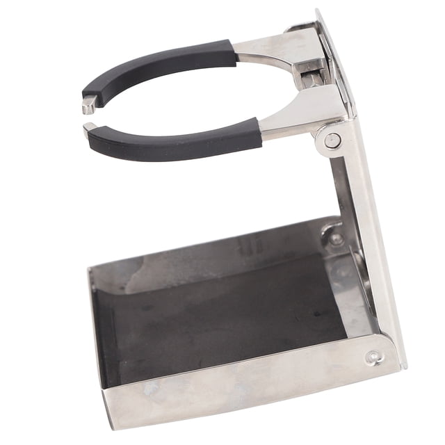 Portavasos Plegable, Fácil Instalación, Soporte Para Tazas Anticorrosión De Silicona De Acero Inoxidable De 53-80 Mm Para Barco