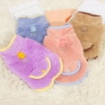 thumbnail image 3 of Hadanceo Reversible Plush Dog Clothes Pullover 2-legged Comfortable to Wear with Traction Ring Soft Warm Pet Winter Clothes, 3 of 8
