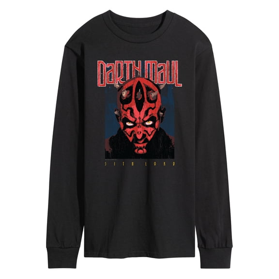 Star Wars - Darth Maul Men's Long Sleeve Graphic T-Shirt