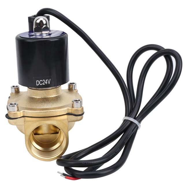 Válvula solenoide eléctrica de latón de Acción Directa Para Aceite Agua aire ANGGREK