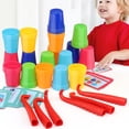 thumbnail image 4 of Shisuyan Stacking Cups Game Stacking Cup Toy Plastic 1 Set for Family Time, 4 of 8