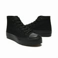 thumbnail image 3 of Womens Mens High Top Canvas Sneakers Lace Up Platform Casual Shoes Classic Comfortable Fashion Sneakers, 3 of 6