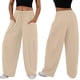 thumbnail image 3 of Pantalones Bombachos Holgados de para Mujer, Pantalones Casuales de Verano con Cordón, Ropa de Viaje con Bolsillos 2025 Albaricoque M, 3 of 7