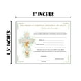 thumbnail image 3 of OCIA Certificate for Catechumens Order of Christian Initiation of Adults 30pk 8.5x11 Catholic Church RCIA Coordinator Resource First Communion, 3 of 5