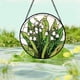 thumbnail image 5 of Adorno colgante de acrílico con forma de flor | Colgante de estilo vidrio pintado a mano | Decoración para interiores y exteriores | Ideal para ventanas, paredes, patios y balcones., 5 of 6