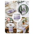 thumbnail image 4 of Cloth Napkins Set of 2 - 20x20 Inches, Purple Gray White Washable Reusable Table Napkins, Retro Country Abstract Mottled Texture Soft & Absortbent Dining Napkin for Party Wedding Hotel Restaurant, 4 of 8