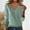 Mint Green, variant on Heisall Womens V-Neck Sweaters Solid Color Pullover Knit Long Sleeve Tops Layering Essential Casual Blouses