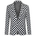 thumbnail image 1 of Versatile blazer for men in one button square style, 1 of 4