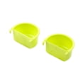 thumbnail image 3 of 2 piezas de tazas colgantes platos de alimentos alimentando pájaros, fácil de instalar, tazones de alimentación de jaula para pájaros para periquitos,, 3 of 8