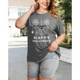 thumbnail image 6 of KimSoong Women Plus Size Halloween Shirt Funny Spider Web Graphic Tee Casual Fall Short Sleeve T-Shirt, 6 of 6