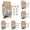 Beige 6PCS, variant on Wooden Star Jar | Desktop Decorative | Unique Collectible Container For Trinkets & Memories