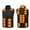 Black, variant on SELONE Heated Vests for Men Women 27 Zones 4 Heating Levels Fleece Jacket Sleeveless Soild Warm Coat Plus Size