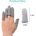 thumbnail image 2 of Cubiertas para dedos protección contra cortes (10 piezas), protección contra cortes para pulgar, cubiertas para dedos duraderas y reutilizables para cocina, trabajo, instrumentos musicales, suministro, 2 of 5