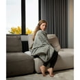 thumbnail image 5 of Luxe Faux faux Throw Blanket 50x60 100% Sheepskin Natural Color, 5 of 5