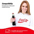 thumbnail image 5 of Altavoz Bluetooth con forma de botella de Coca-Cola con tecnología Bluetooth 5.0, puerto AUX, sonido alto y bajo, inalámbrico portátil, tiempo de reproducción prolongado, emparejamiento TWS para activ, 5 of 5