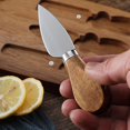 thumbnail image 7 of Wooden Cheese Board - Cheese Board with Handle | Wooden Charcuterie Boards | Cheese Tray Serving Platter Wooden Board | Multifunctional Serving Trays with Cheese Tools for Kitchen, Home, 7 of 7