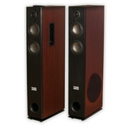 Acoustic Audio TSi600 Bluetooth Powered Floorstanding Tower Home Multimedia Speaker Pair