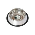 thumbnail image 2 of Stainless Steel Pet Bowl - 32oz Non Skid Dog Water Bowl, Cat Food Bowl - Vintage Design, Dishwasher Safe, 2 of 4