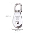 thumbnail image 4 of Fishing Tool with Durable Stainless Steel Pulley Wheel for Easy Rope Handling, 4 of 5
