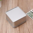 thumbnail image 6 of YIEMEEN 9x9cm Small Metal Tin Silver Storage Box for Case Organizer For Money Coin Candy, 6 of 9