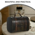 thumbnail image 3 of Diekin Vintage Wood Box Storage Organizer Jewelry Trinket Holder Portable Small Wood Box With Handle, 3 of 5