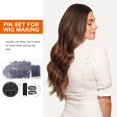 thumbnail image 3 of LOLIPPYY 1Set Hair Extensions Clip Set Black U Shape Snap Clips for Wig Weaving and Styling Secure Hold, 3 of 8