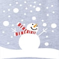 thumbnail image 2 of CafePress - Snowman3 - Cute Infant Baby Football Bodysuit, 2 of 3